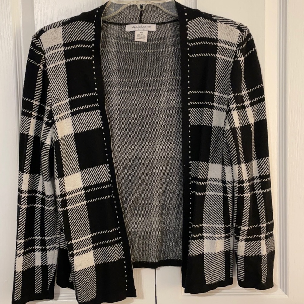 Liz Claiborne Petite Long Sleeve Cardigan size M - Picture 1 of 7